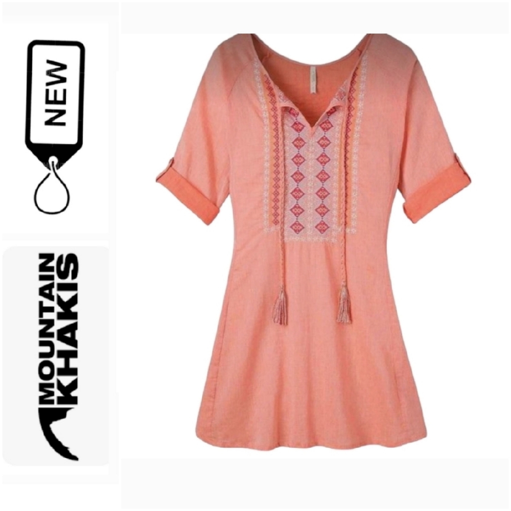 🦜 2/$10 NWT Mountain Khakis Sunnyside Tang Tunic. Small. - Picture 2 of 13